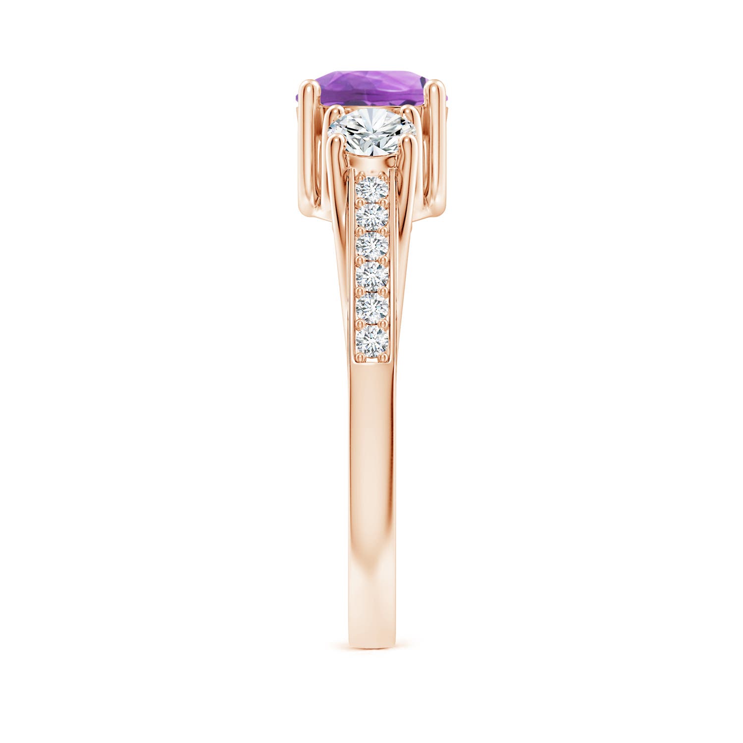 A - Amethyst / 1.24 CT / 14 KT Rose Gold