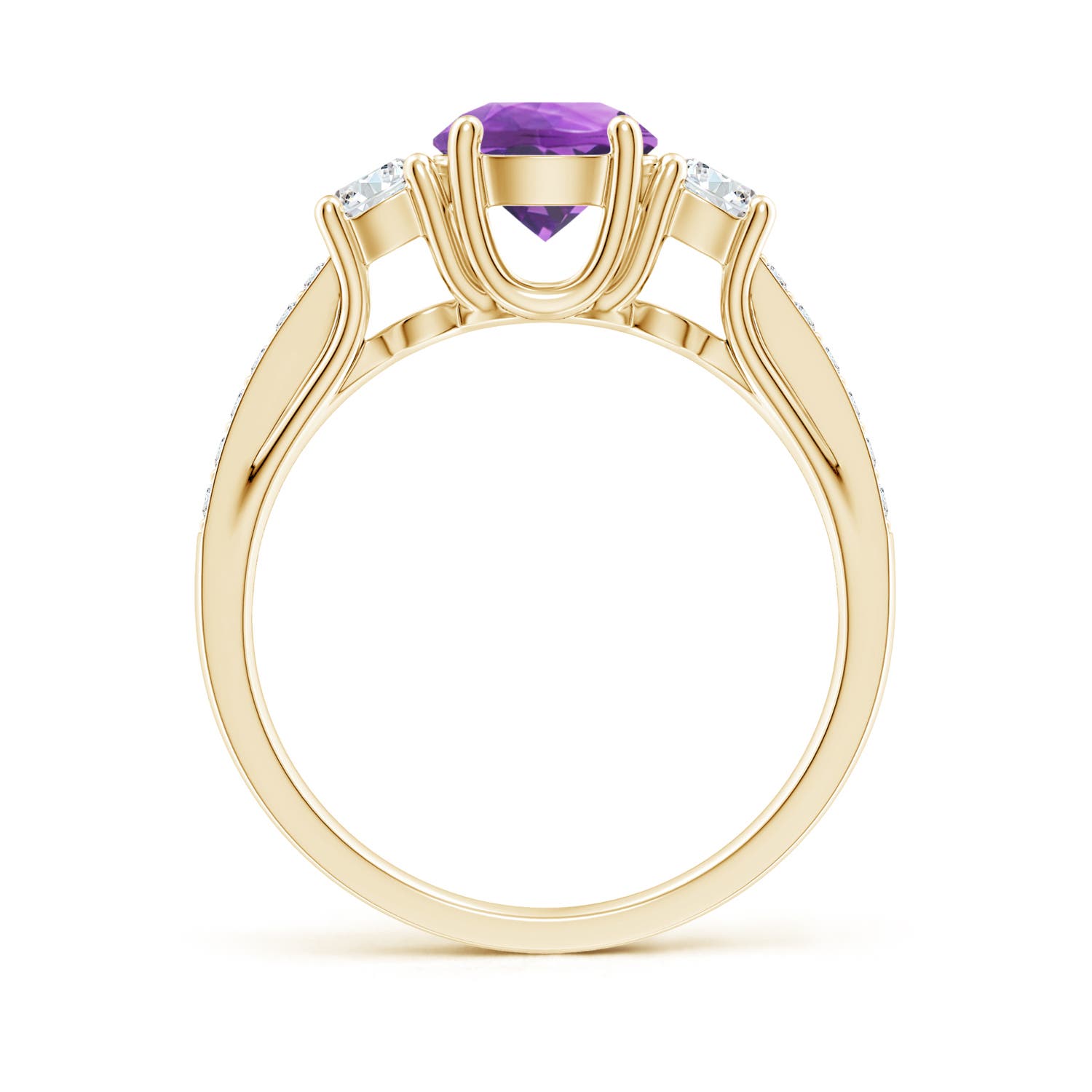 AA - Amethyst / 1.24 CT / 14 KT Yellow Gold