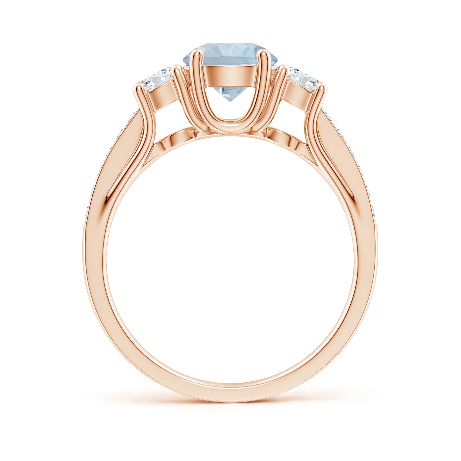 A - Aquamarine / 1.16 CT / 14 KT Rose Gold