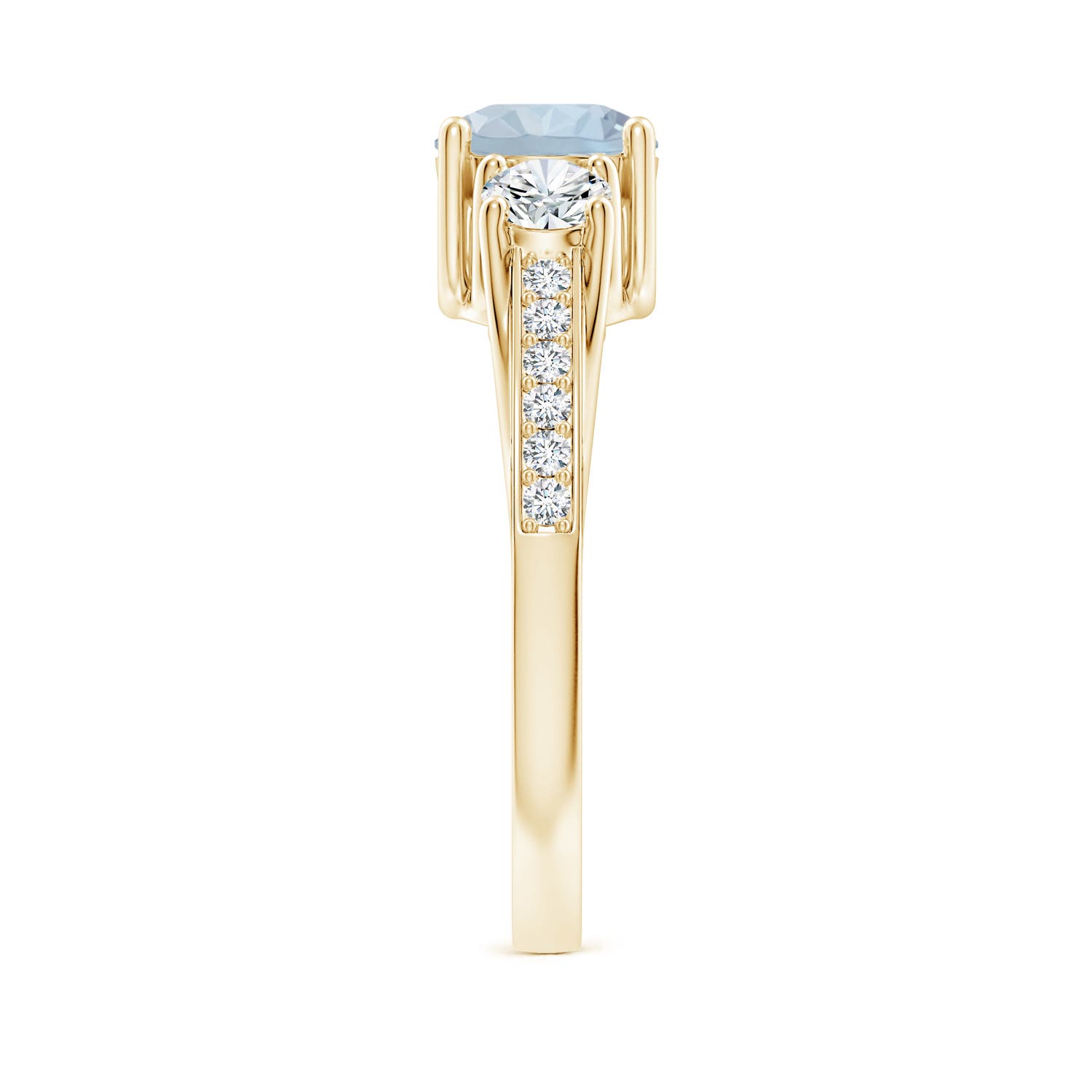 A - Aquamarine / 1.16 CT / 14 KT Yellow Gold