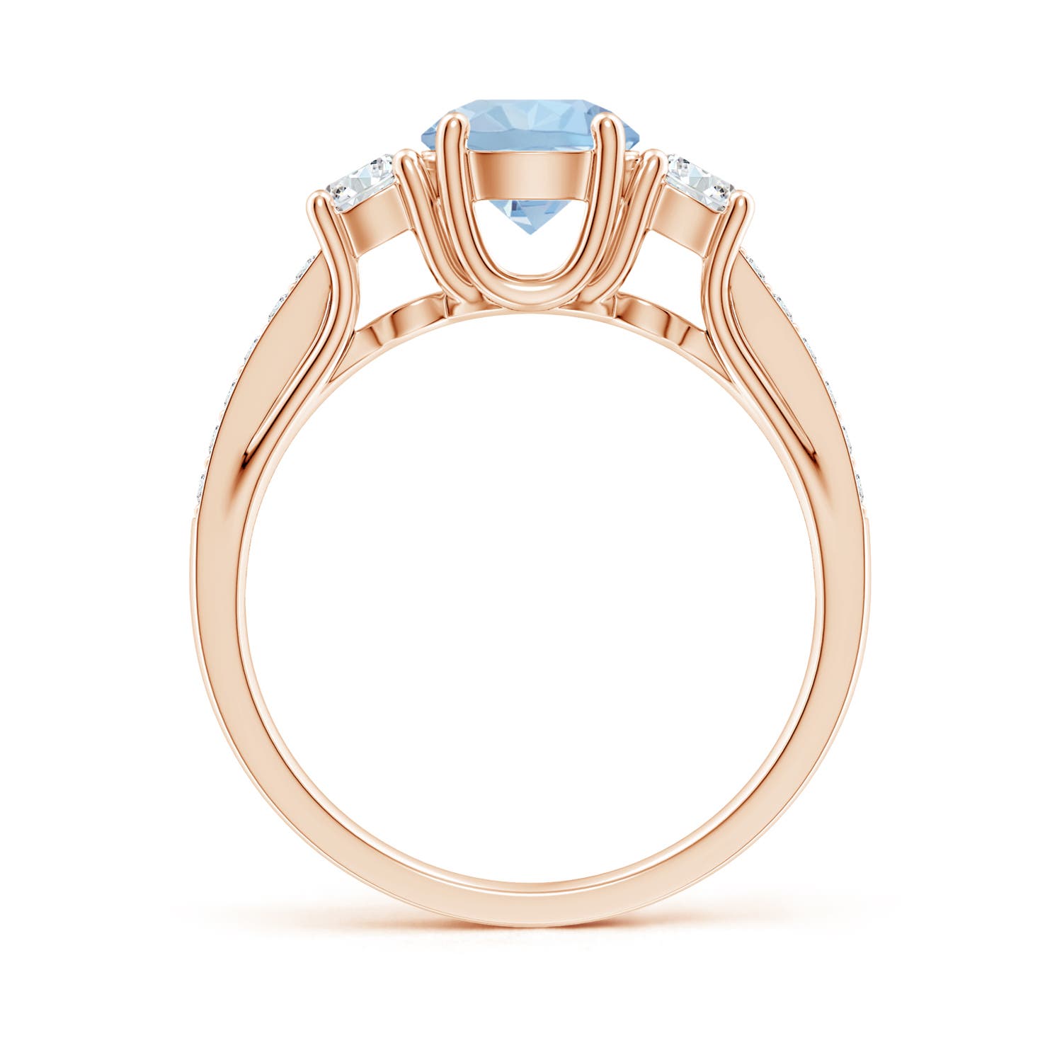 AA - Aquamarine / 1.16 CT / 14 KT Rose Gold