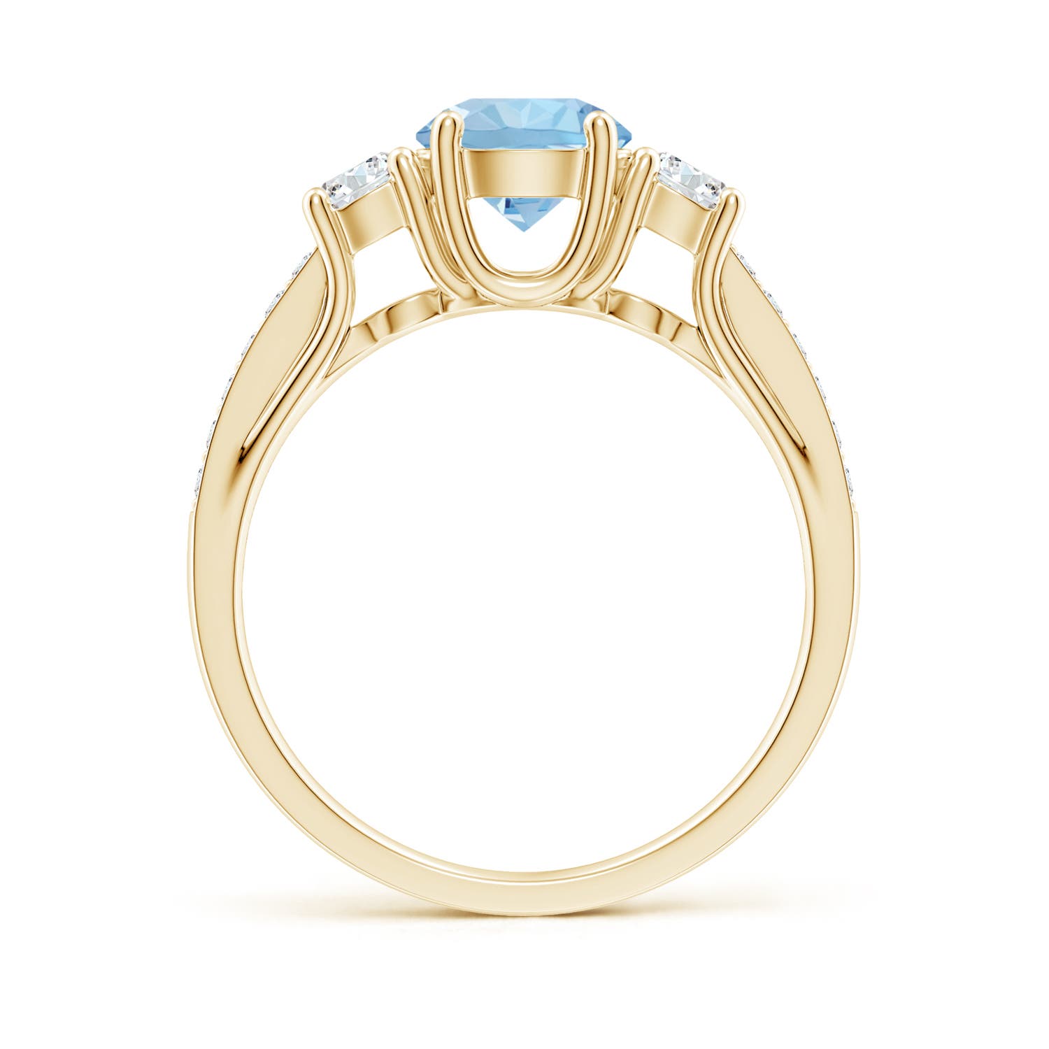 AAA - Aquamarine / 1.16 CT / 14 KT Yellow Gold