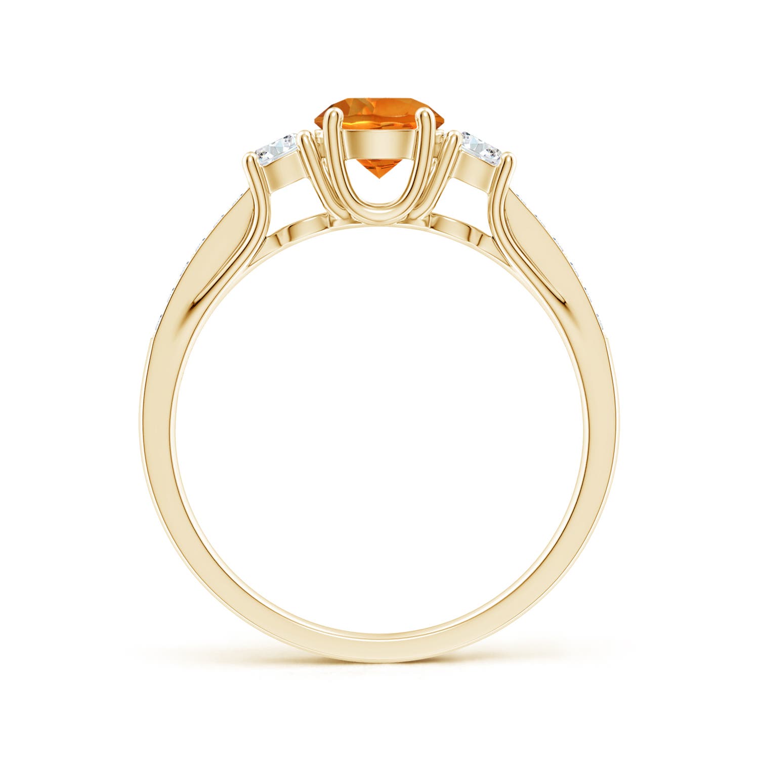 AAAA - Citrine / 0.76 CT / 14 KT Yellow Gold