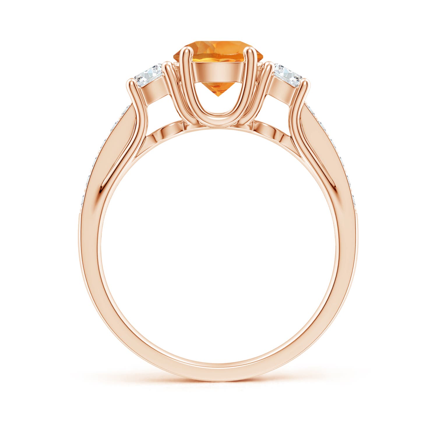 AAA - Citrine / 1.14 CT / 14 KT Rose Gold