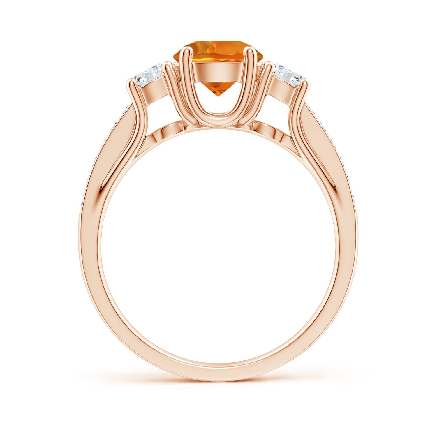 AAAA - Citrine / 1.14 CT / 14 KT Rose Gold