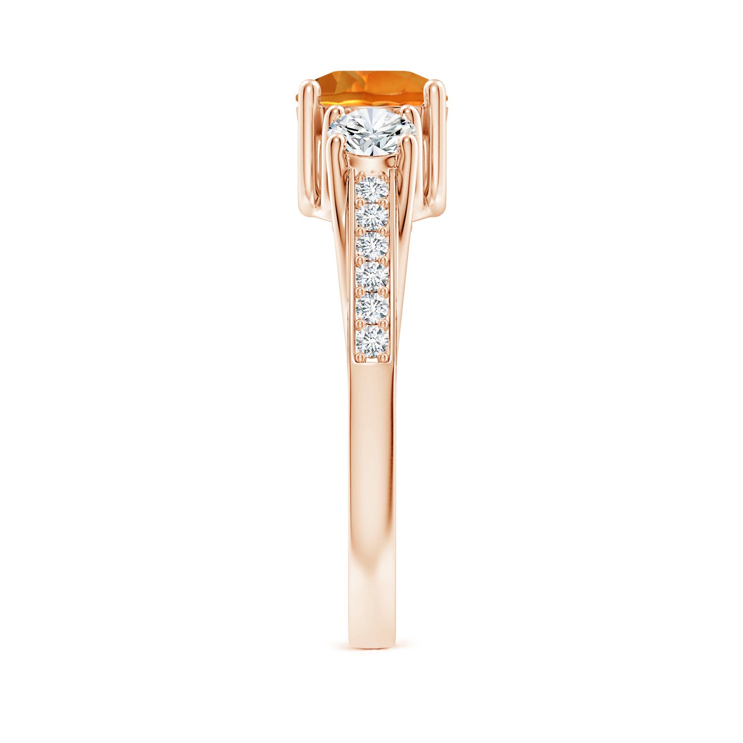 AAAA - Citrine / 1.14 CT / 14 KT Rose Gold