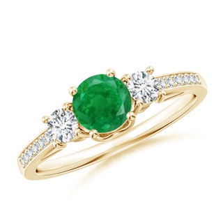 Round AA Emerald