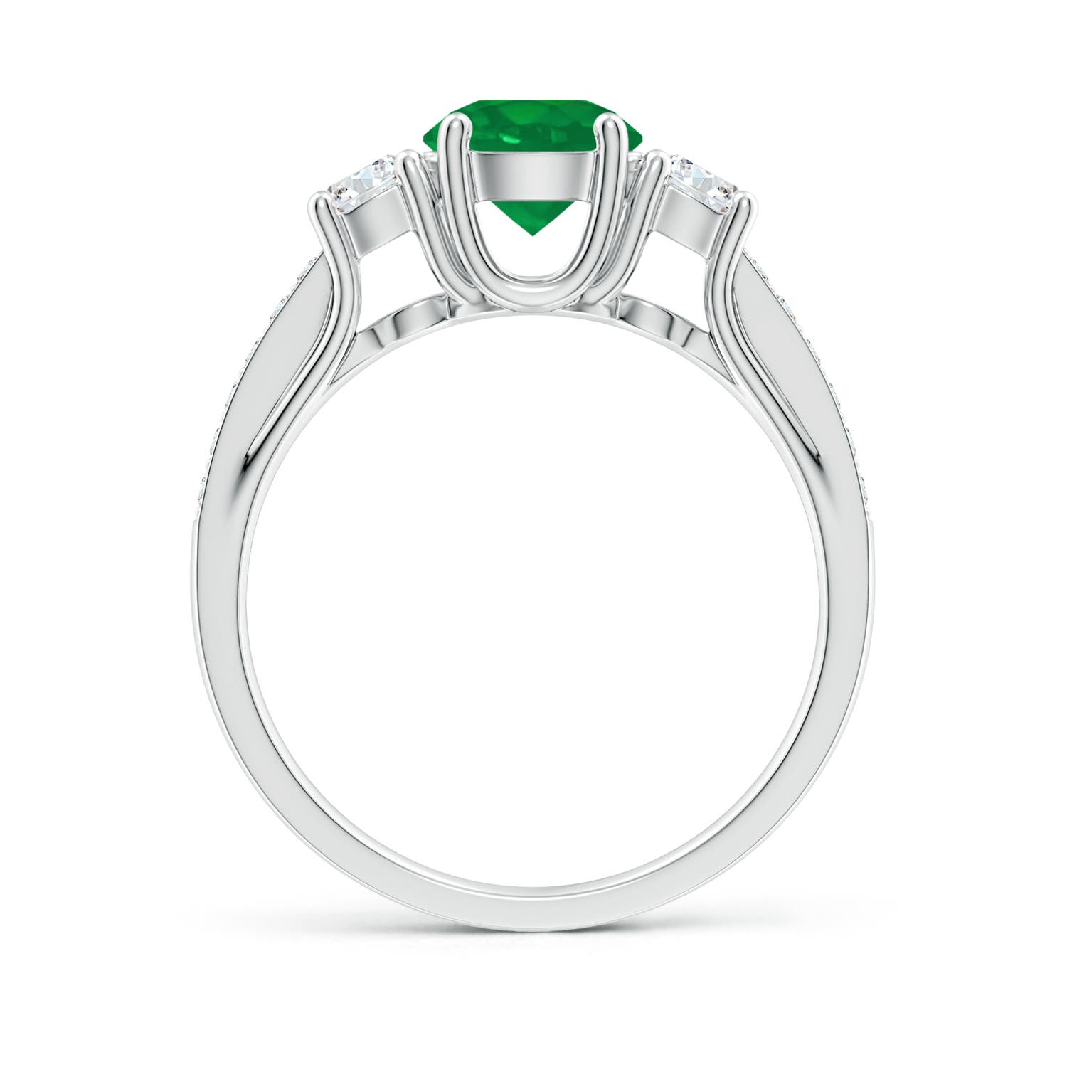 AA - Emerald / 1.19 CT / 14 KT White Gold