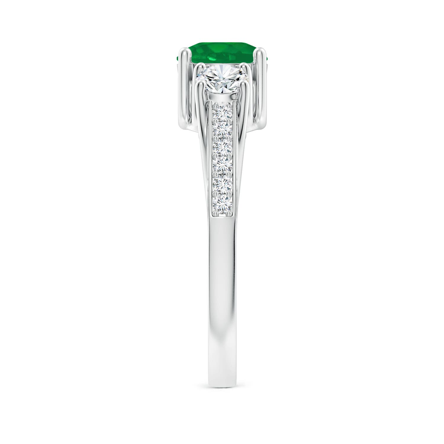 AA - Emerald / 1.19 CT / 14 KT White Gold