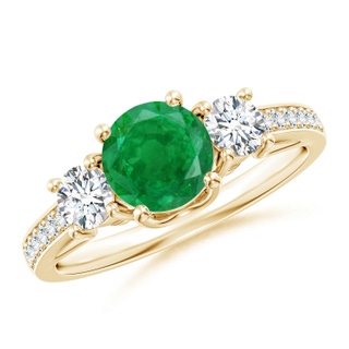 Round AA Emerald