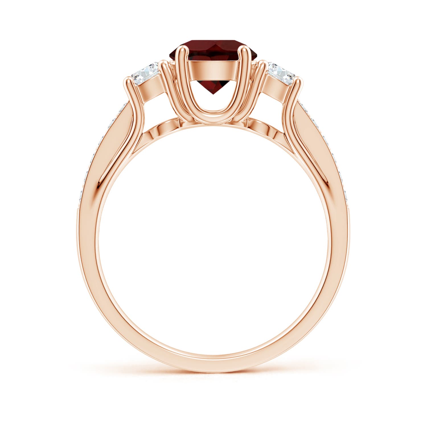 AA - Garnet / 1.44 CT / 14 KT Rose Gold