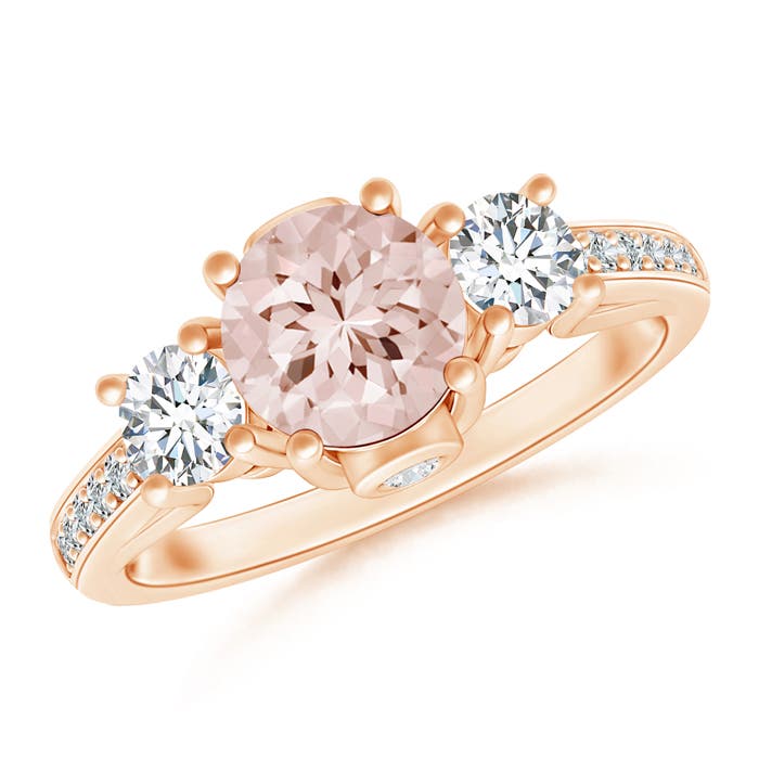 AA - Morganite / 1.14 CT / 14 KT Rose Gold