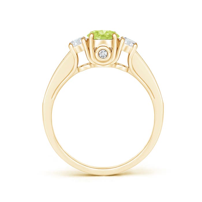 A - Peridot / 0.86 CT / 14 KT Yellow Gold