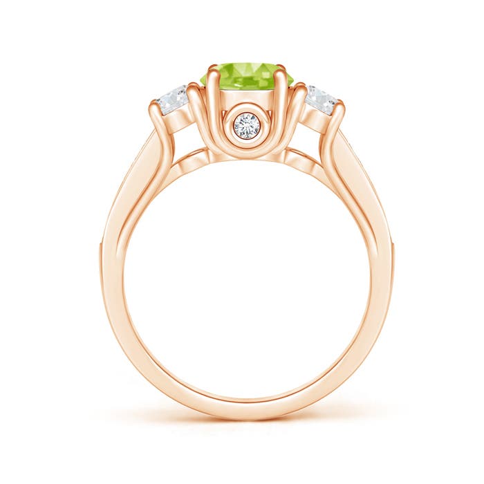 AA - Peridot / 1.39 CT / 14 KT Rose Gold