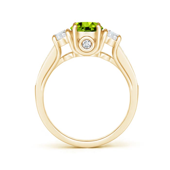 AAAA - Peridot / 1.39 CT / 14 KT Yellow Gold