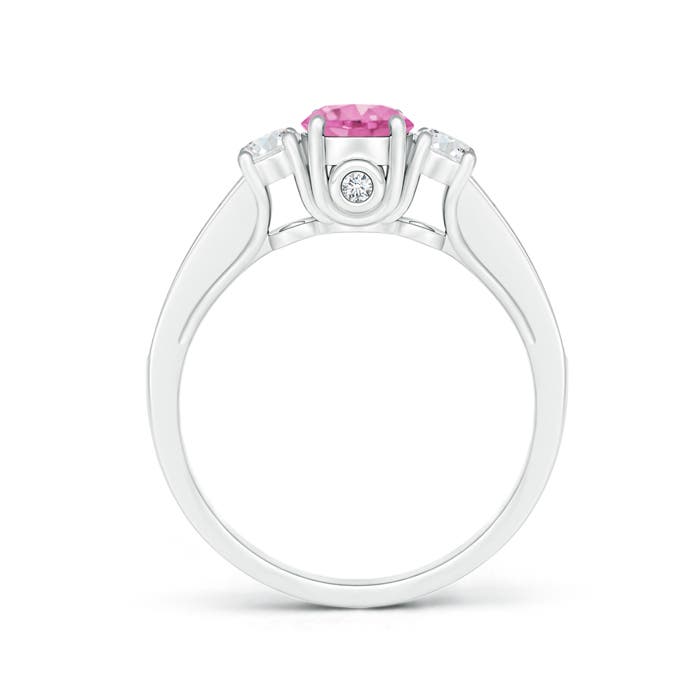 AA - Pink Sapphire / 0.91 CT / 14 KT White Gold