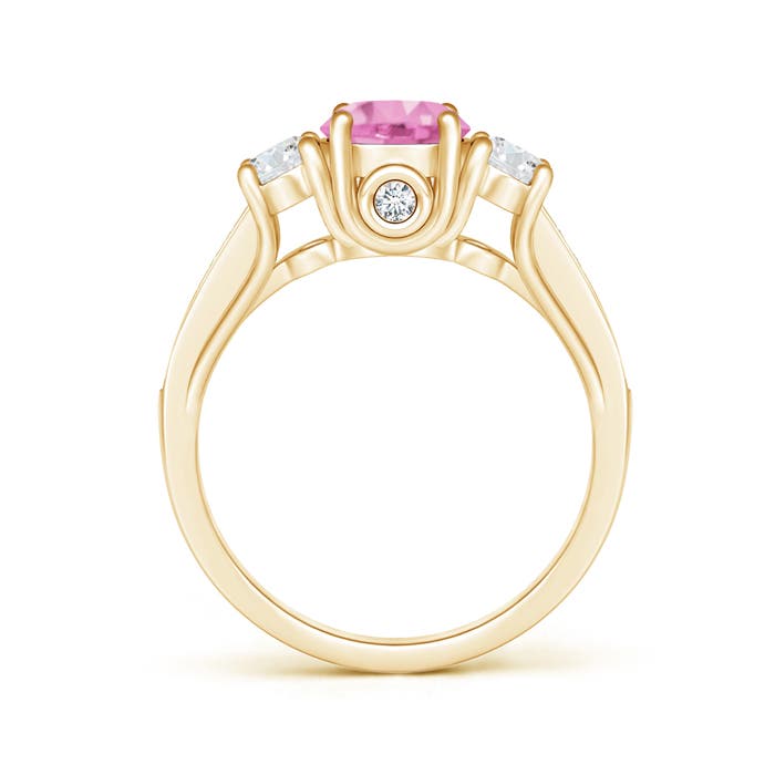 A - Pink Sapphire / 1.44 CT / 14 KT Yellow Gold