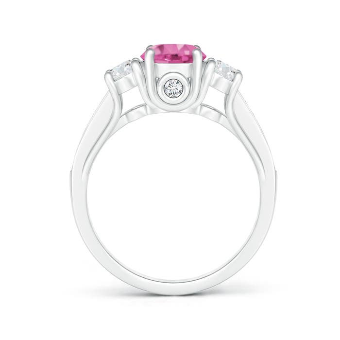 AAA - Pink Sapphire / 1.44 CT / 14 KT White Gold