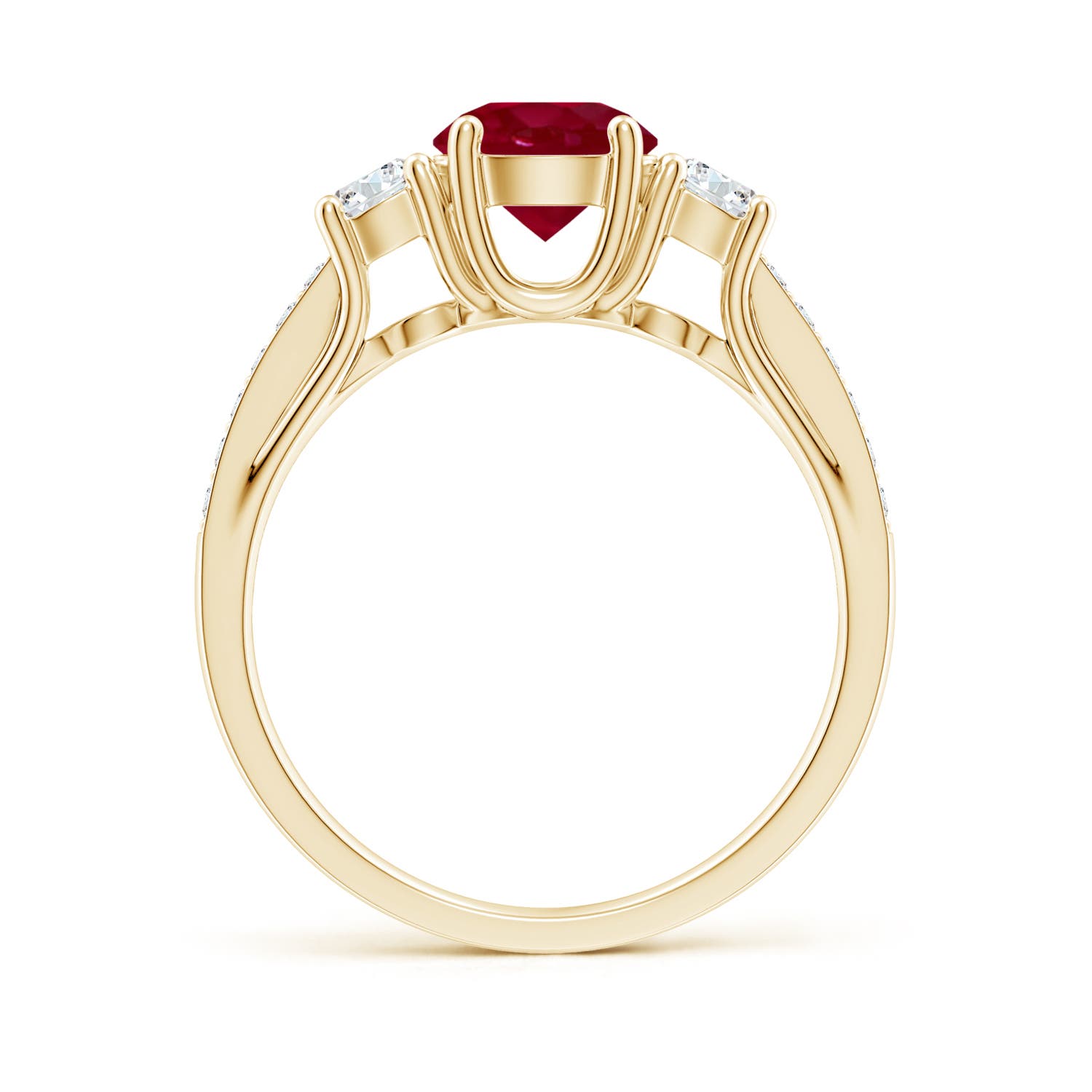 AA - Ruby / 1.44 CT / 14 KT Yellow Gold