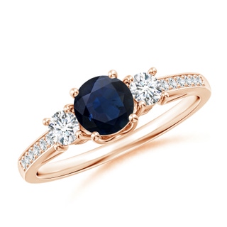 Round A Blue Sapphire
