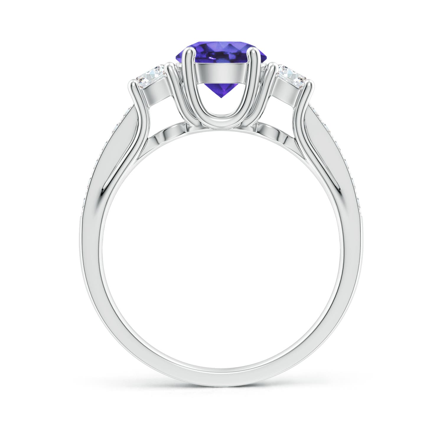 AA - Tanzanite / 1.34 CT / 14 KT White Gold