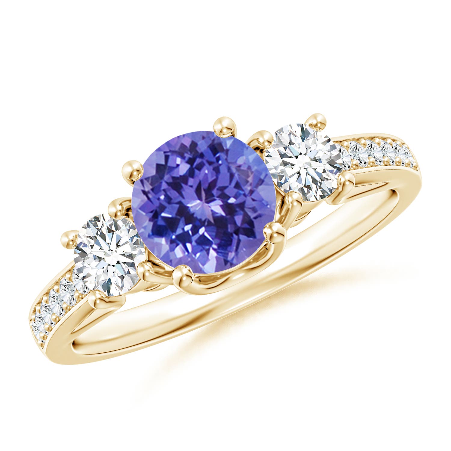 AA - Tanzanite / 1.34 CT / 14 KT Yellow Gold