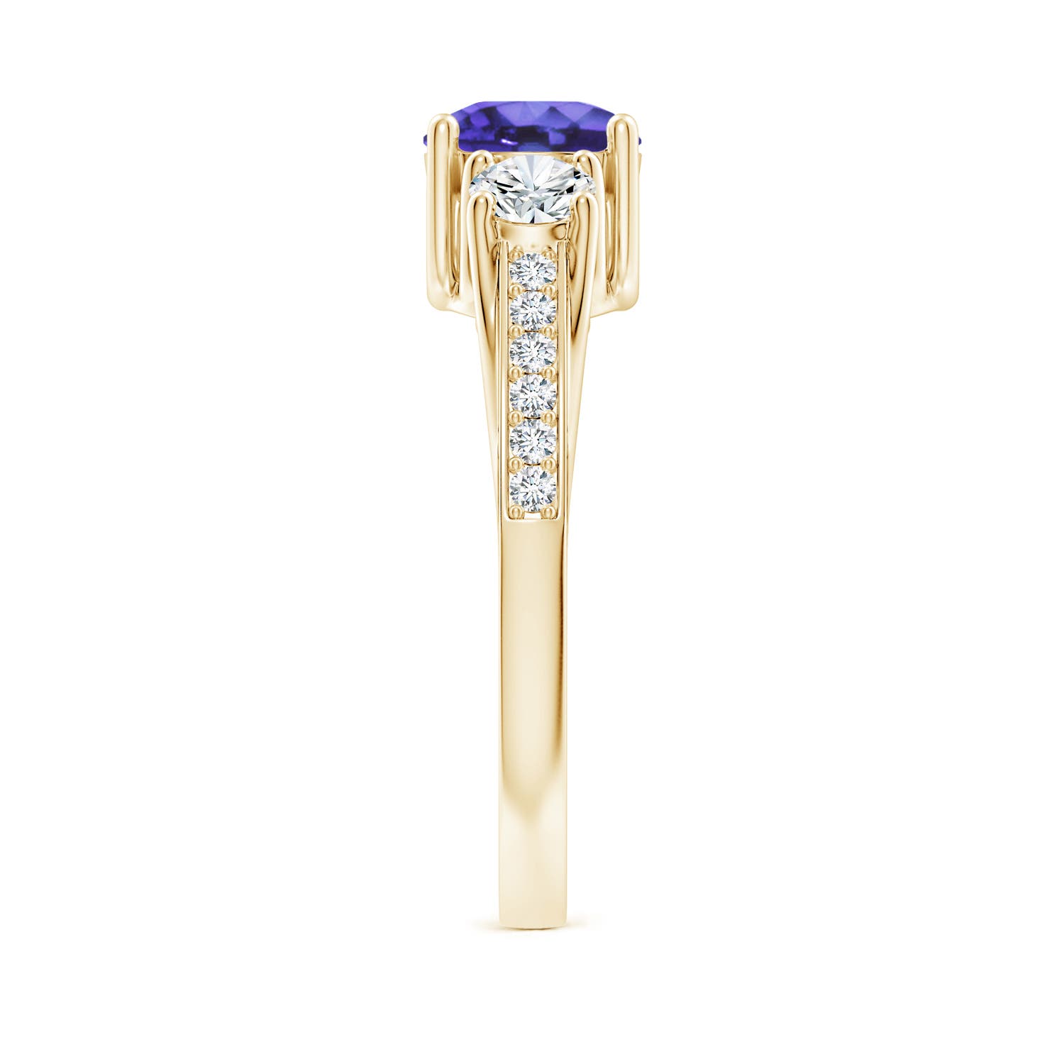 AA - Tanzanite / 1.34 CT / 14 KT Yellow Gold