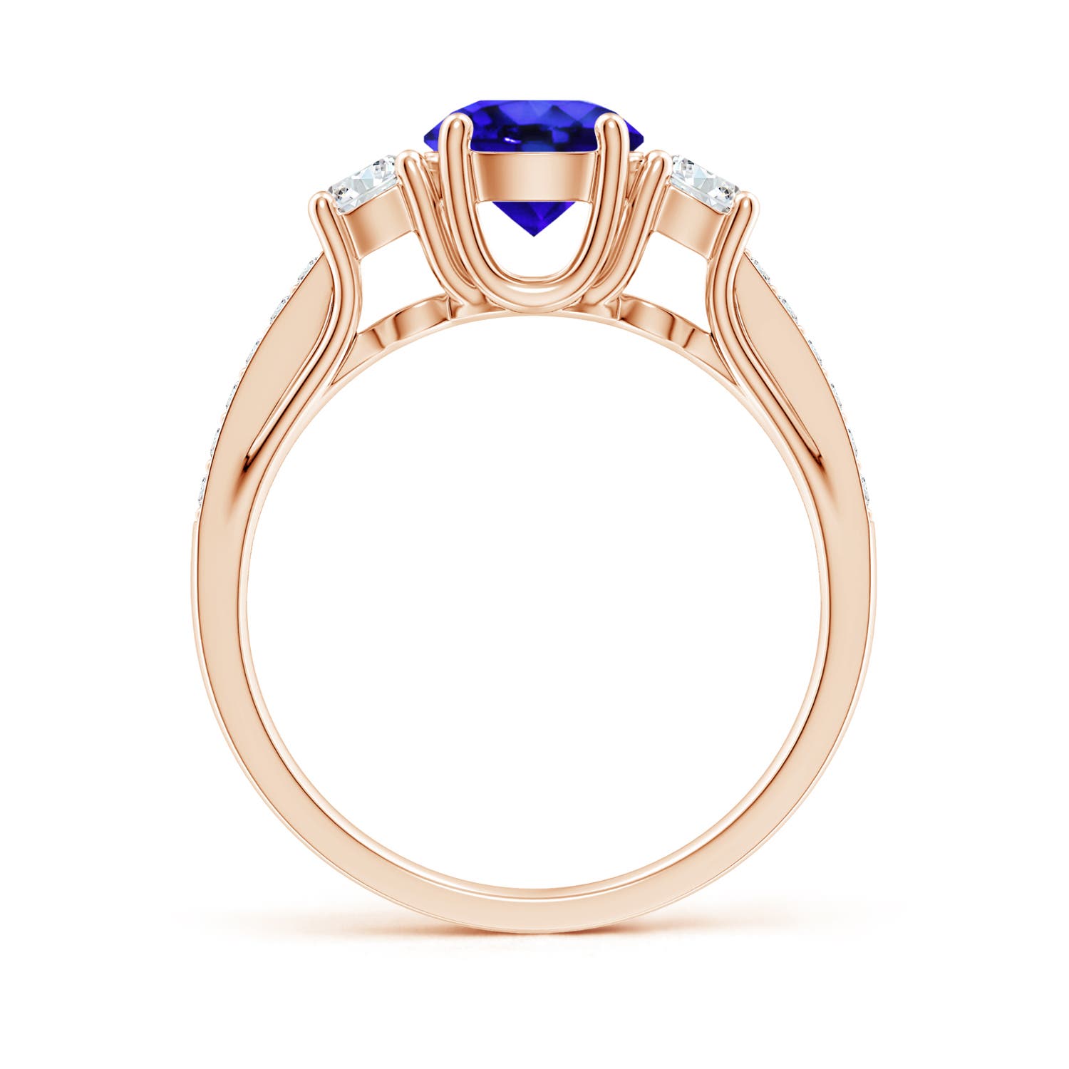 AAA - Tanzanite / 1.34 CT / 14 KT Rose Gold