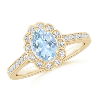 Oval AA Aquamarine