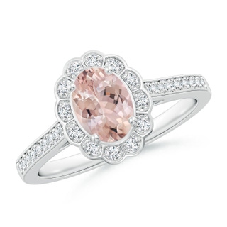 Oval AA Morganite