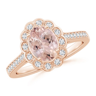 Oval AA Morganite