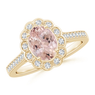 Oval AA Morganite
