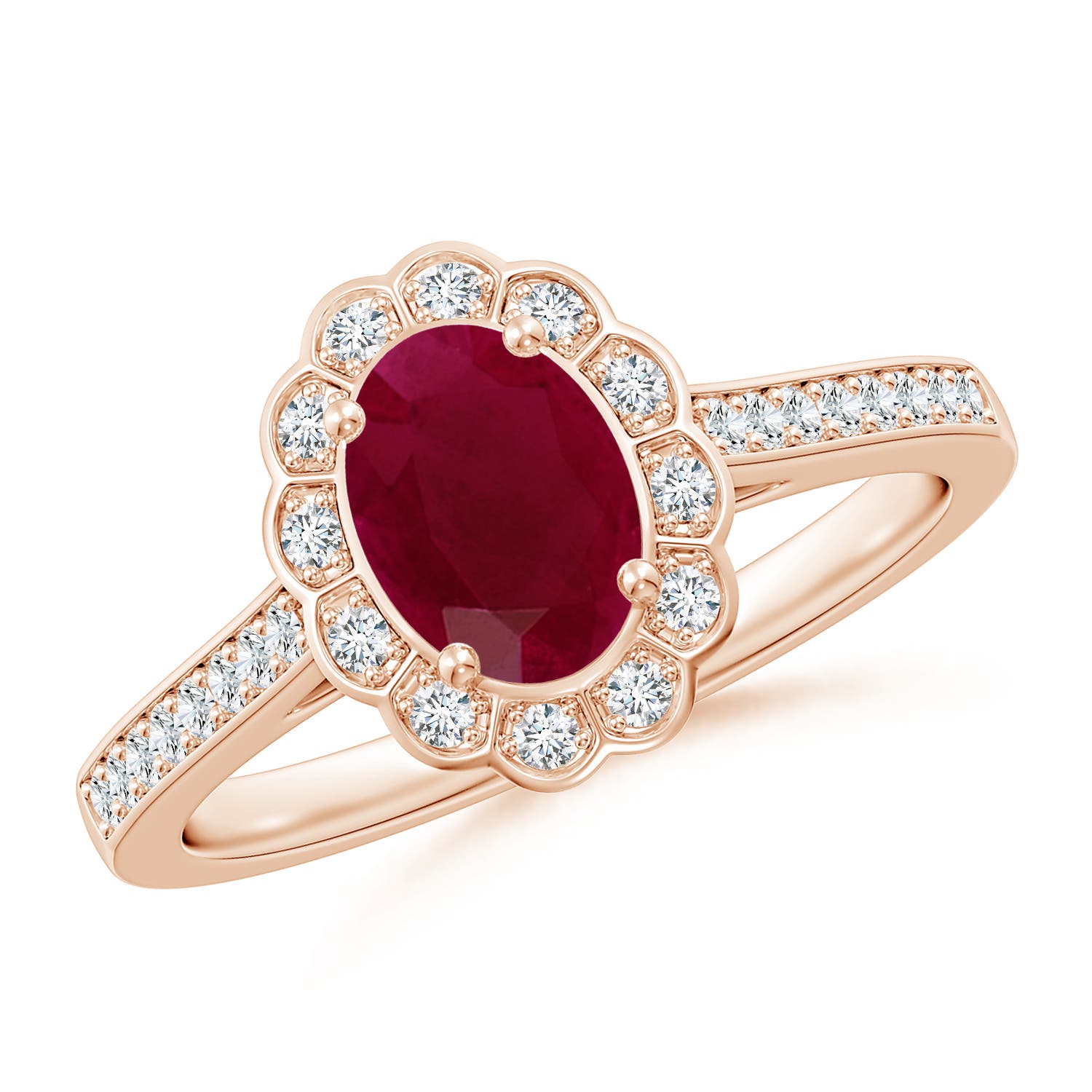 A - Ruby / 1.2 CT / 14 KT Rose Gold