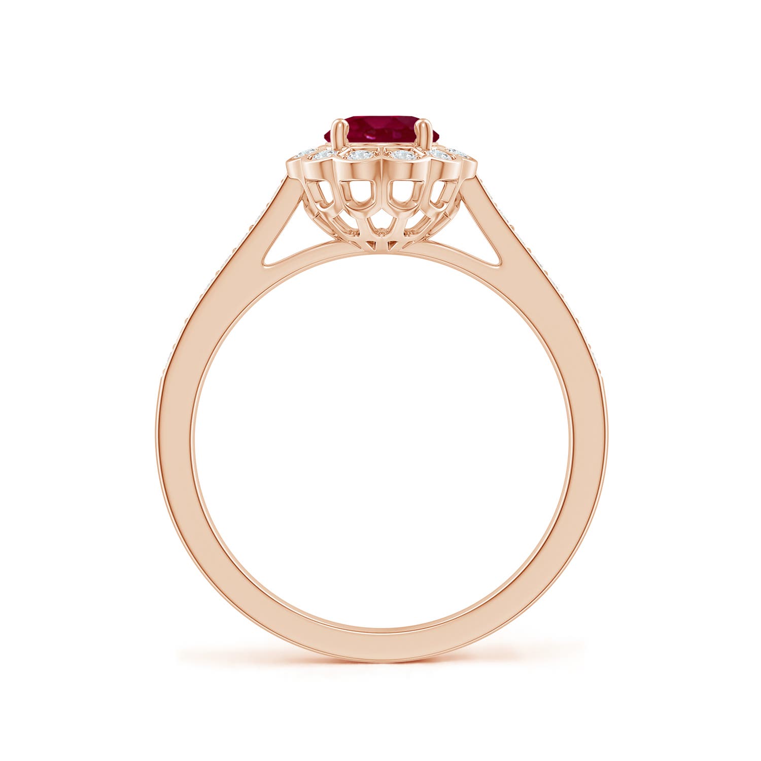 A - Ruby / 1.2 CT / 14 KT Rose Gold