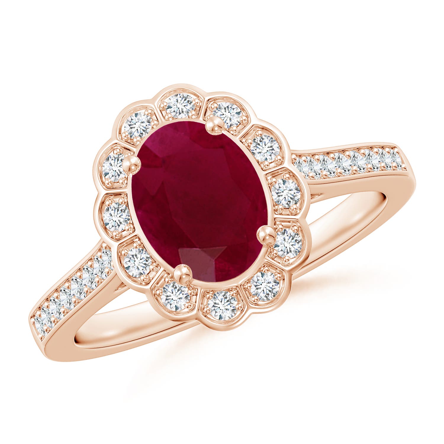 A - Ruby / 1.47 CT / 14 KT Rose Gold