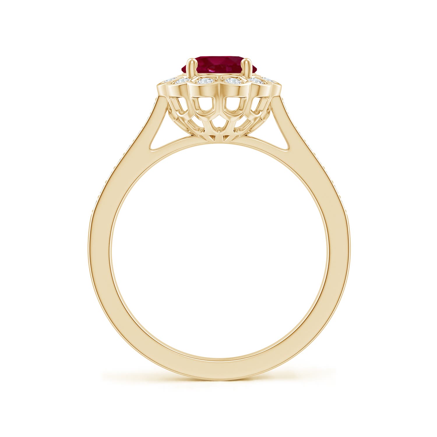 A - Ruby / 1.47 CT / 14 KT Yellow Gold