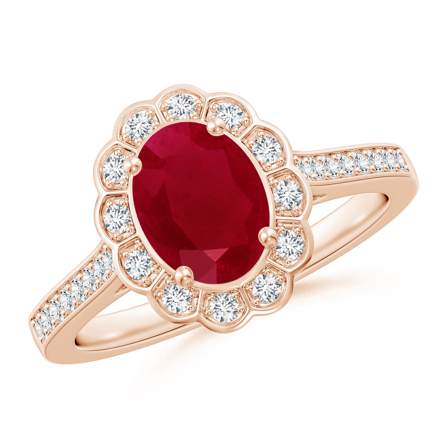 AA - Ruby / 1.47 CT / 14 KT Rose Gold