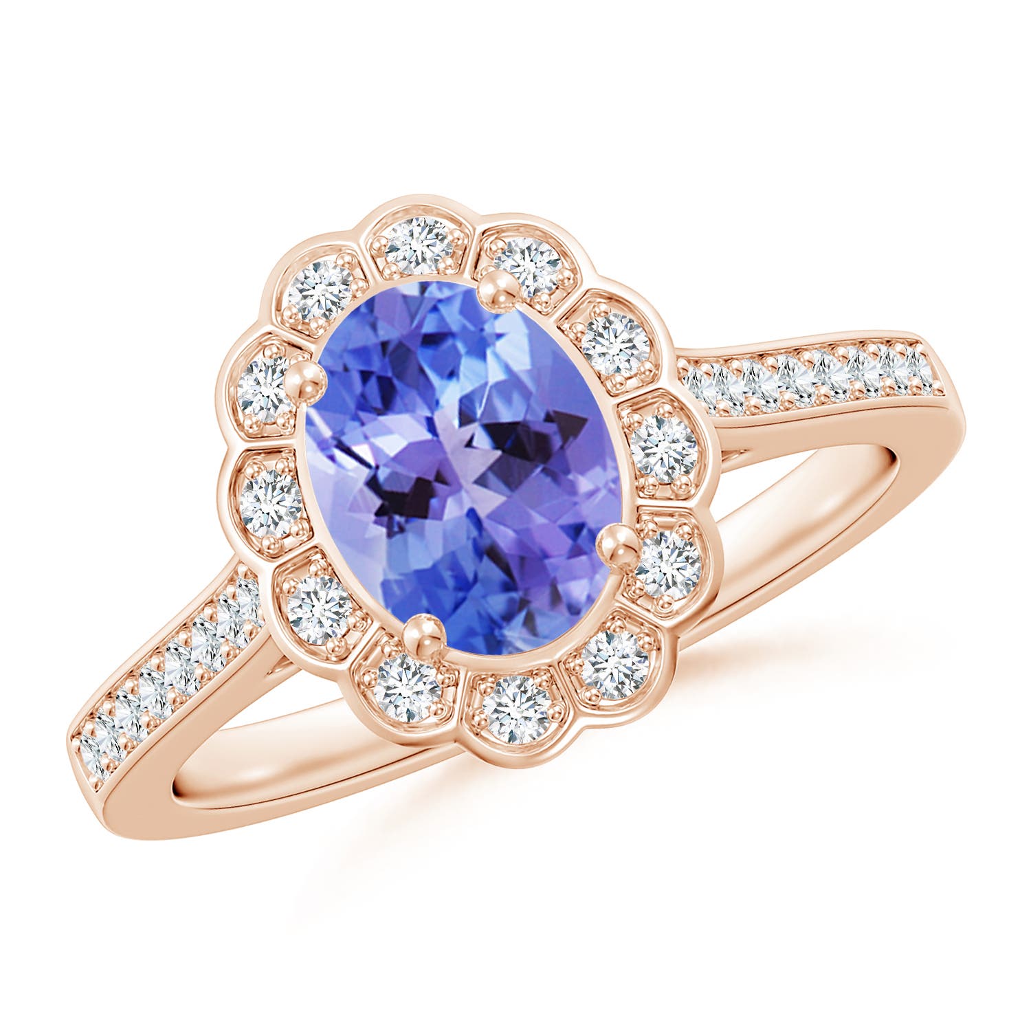 AA - Tanzanite / 1.47 CT / 14 KT Rose Gold