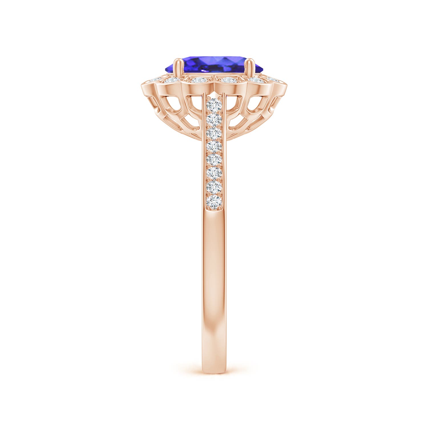 AA - Tanzanite / 1.47 CT / 14 KT Rose Gold