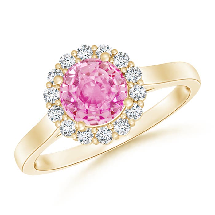 A - Pink Sapphire / 1.48 CT / 14 KT Yellow Gold