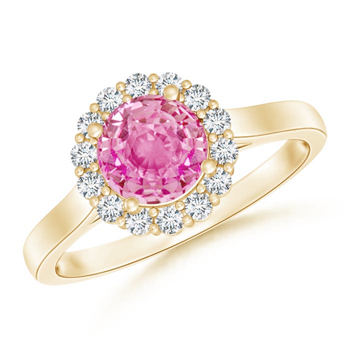 AA - Pink Sapphire / 1.48 CT / 14 KT Yellow Gold