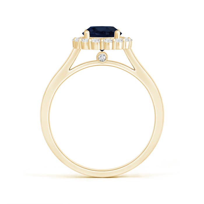 A - Blue Sapphire / 1.43 CT / 14 KT Yellow Gold