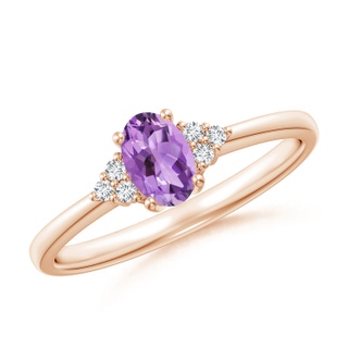 Oval A Amethyst