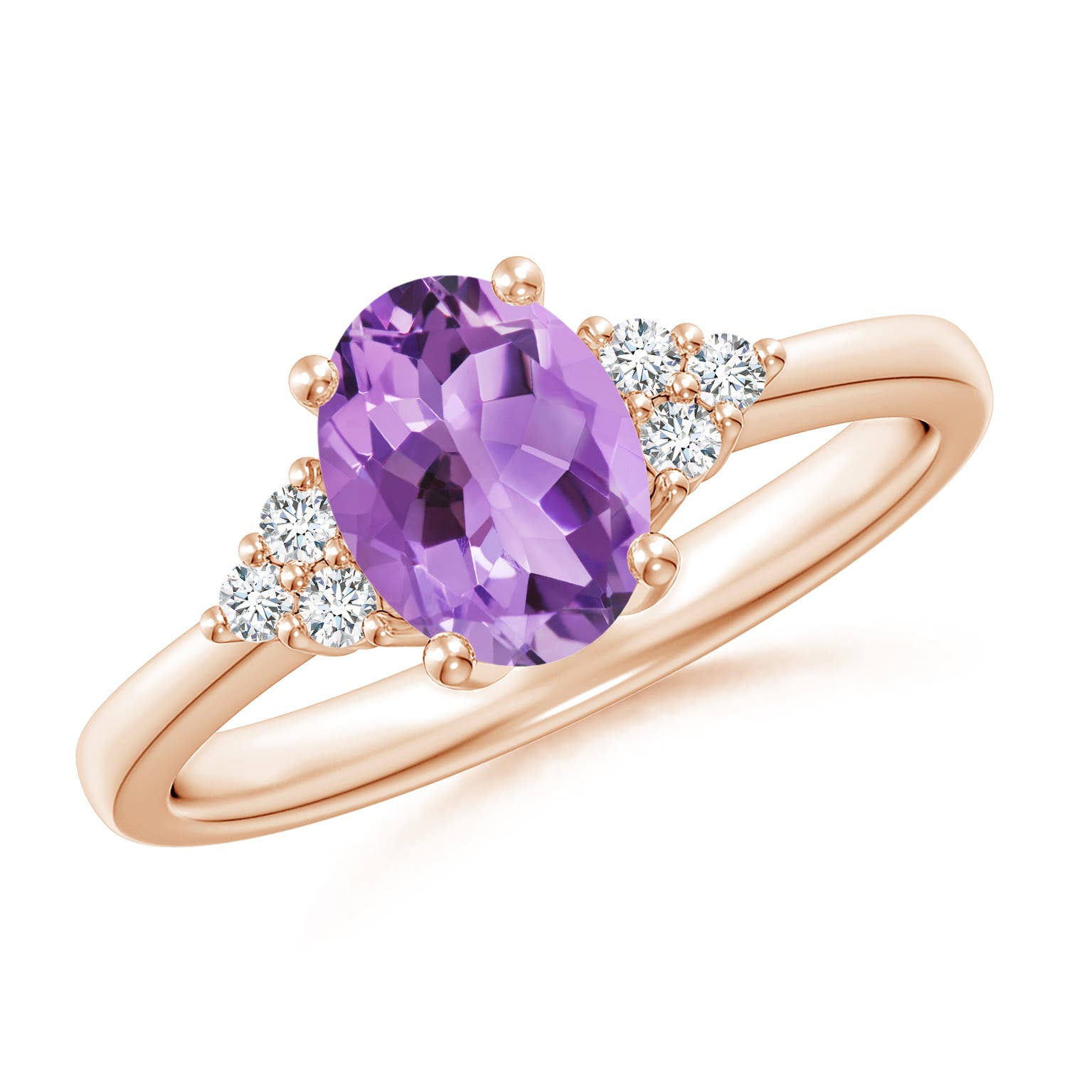 A - Amethyst / 1.26 CT / 14 KT Rose Gold