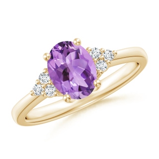 Oval A Amethyst