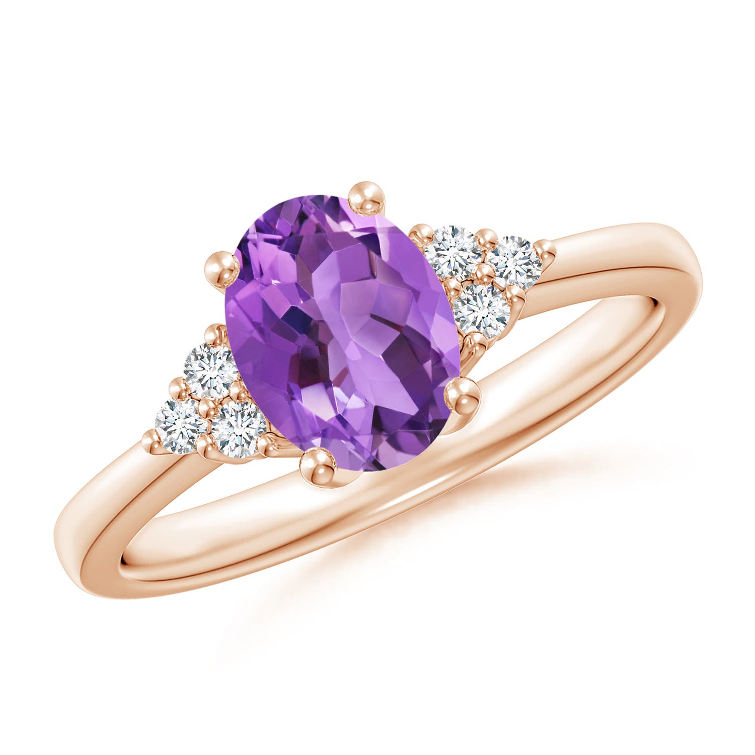 AA - Amethyst / 1.26 CT / 14 KT Rose Gold