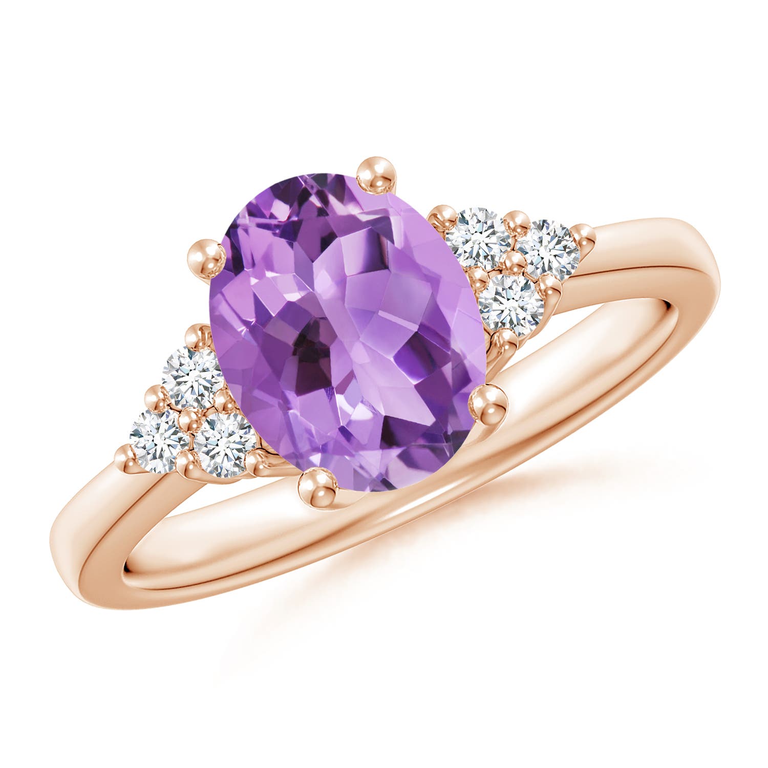 A - Amethyst / 1.75 CT / 14 KT Rose Gold