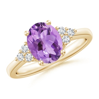 Oval A Amethyst