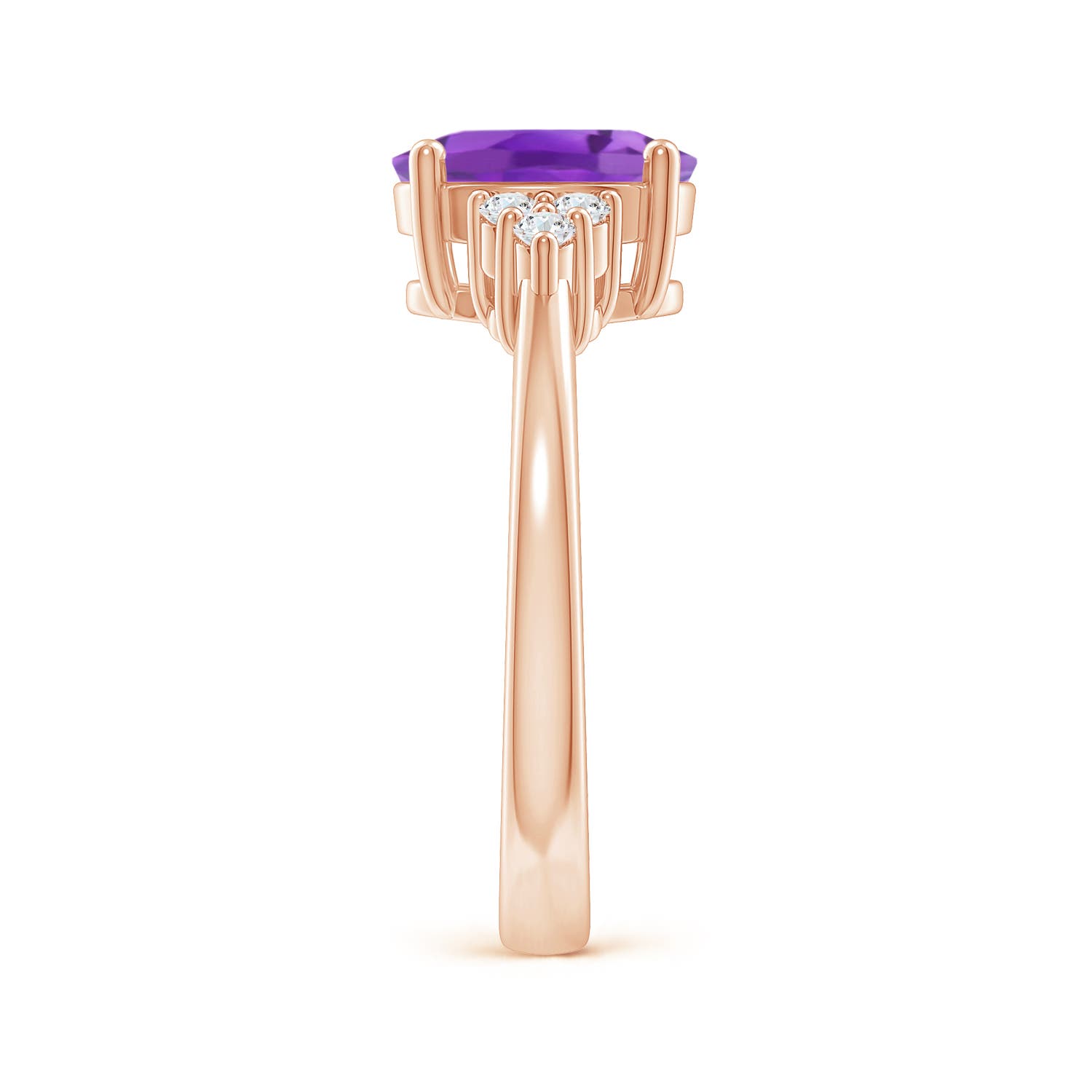 AA - Amethyst / 1.75 CT / 14 KT Rose Gold