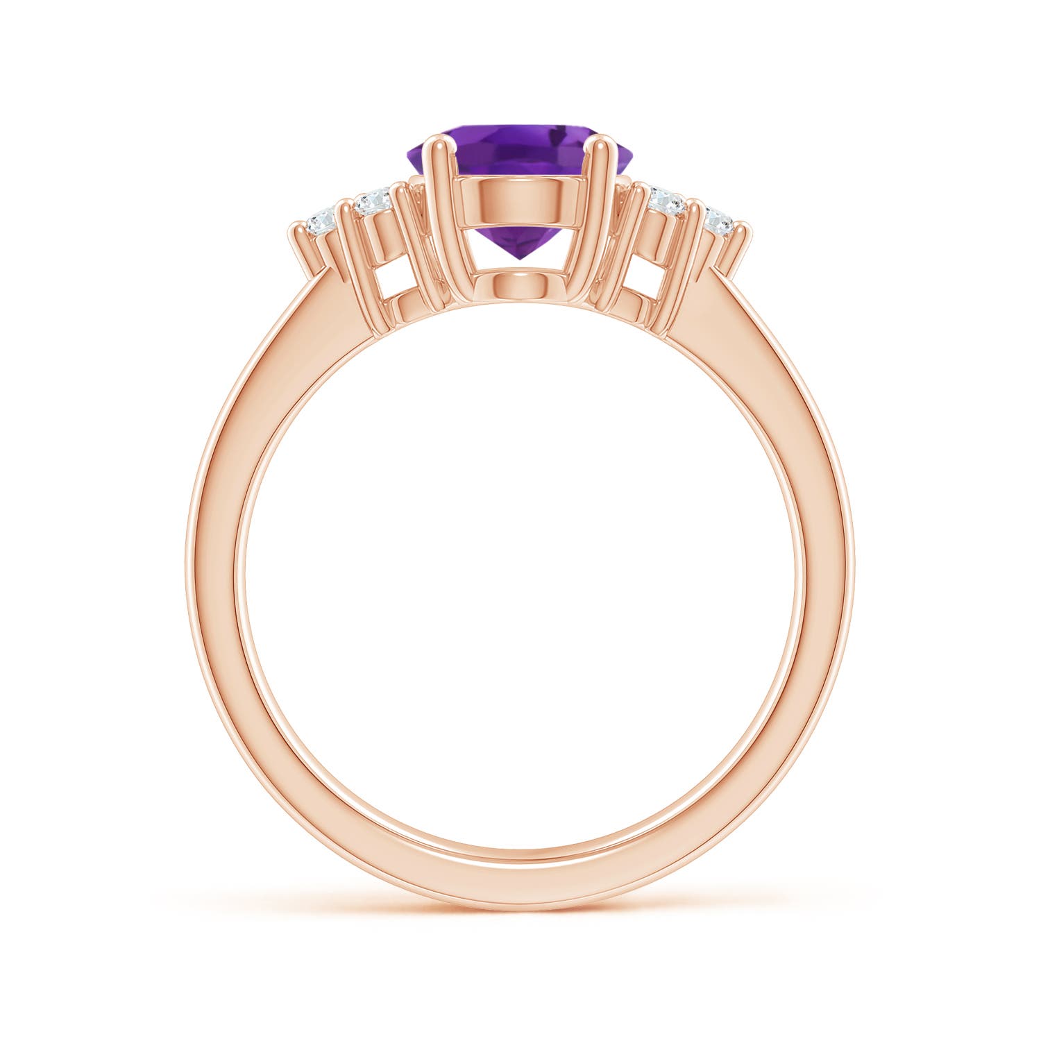 AAA - Amethyst / 1.75 CT / 14 KT Rose Gold